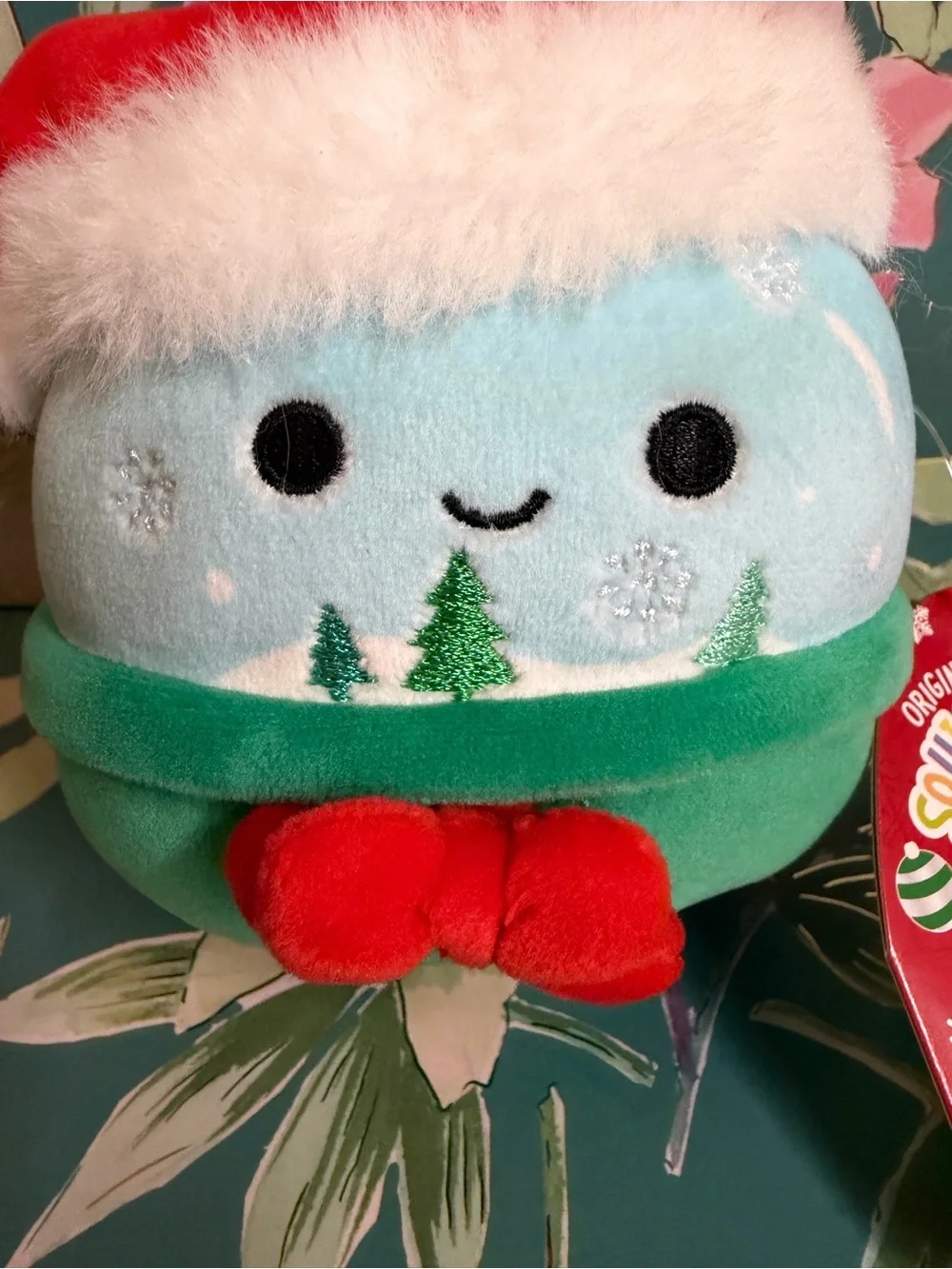 Squishmallows Ezekiel Snow Globe 4” Plush NWT Holiday Limited